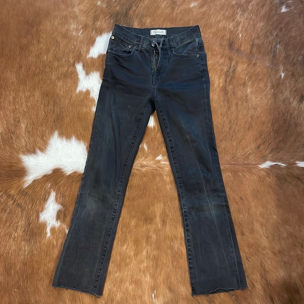 Madewell Cali Demi Bootcut Jeans Black Size 24